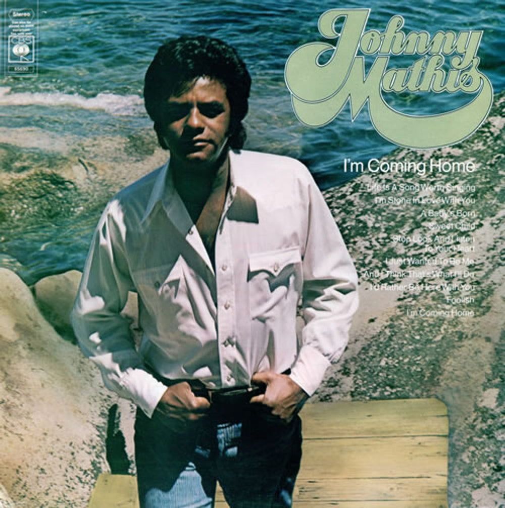 Johnny Mathis I'm Coming Home UK vinyl LP album (LP record) 65690