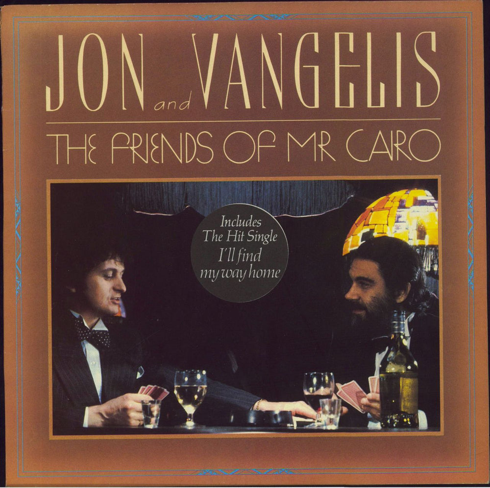 Jon & Vangelis The Friends Of Mr Cairo - stickered p/s UK Promo vinyl LP album (LP record) POLD5053