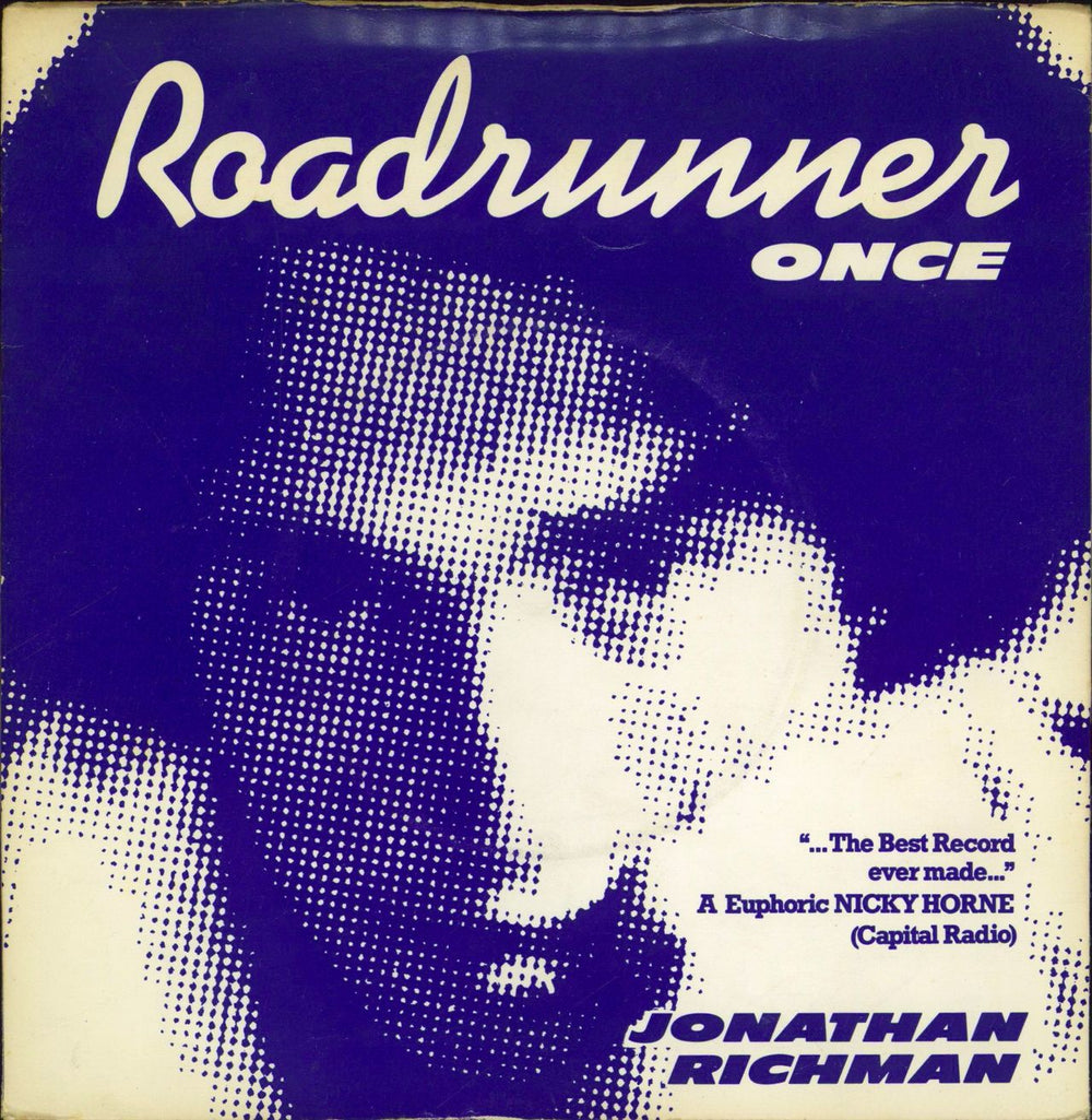 Jonathan Richman & The Modern Lovers Roadrunner - P/s - VG UK 7" vinyl single (7 inch record / 45) BZZ1