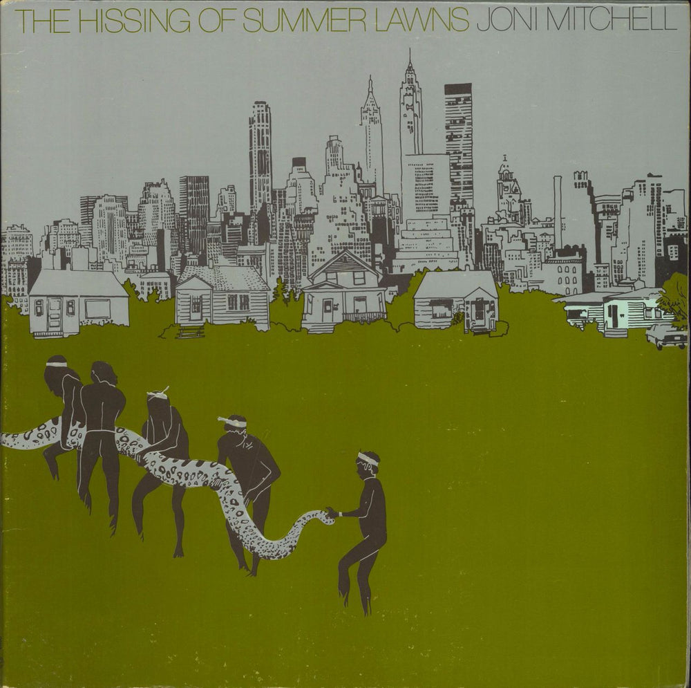 Joni Mitchell The Hissing Of Summer Lawns UK vinyl LP album (LP record) SYLA8763