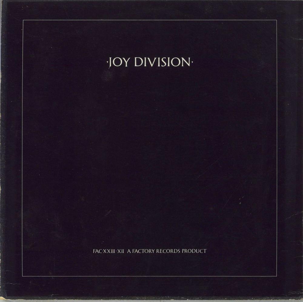 Joy Division Love Will Tear Us Apart - Town House UK 12" vinyl single (12 inch record / Maxi-single) FAC23-12