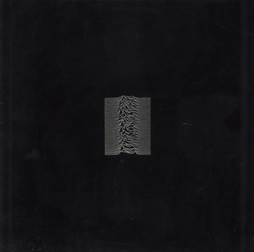 Joy Division Unknown Pleasures - Uncredited Sleeve UK vinyl LP album (LP record) FACT10