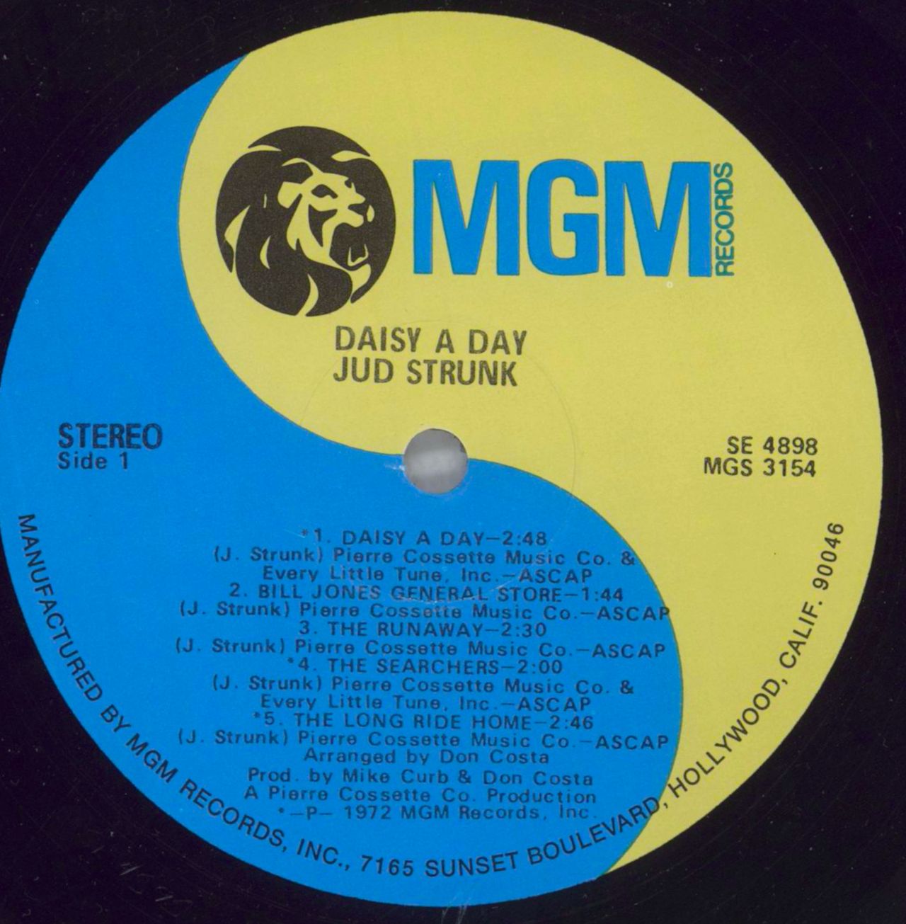 Jud Strunk Daisy A Day - Open Shrink US Vinyl LP — RareVinyl.com
