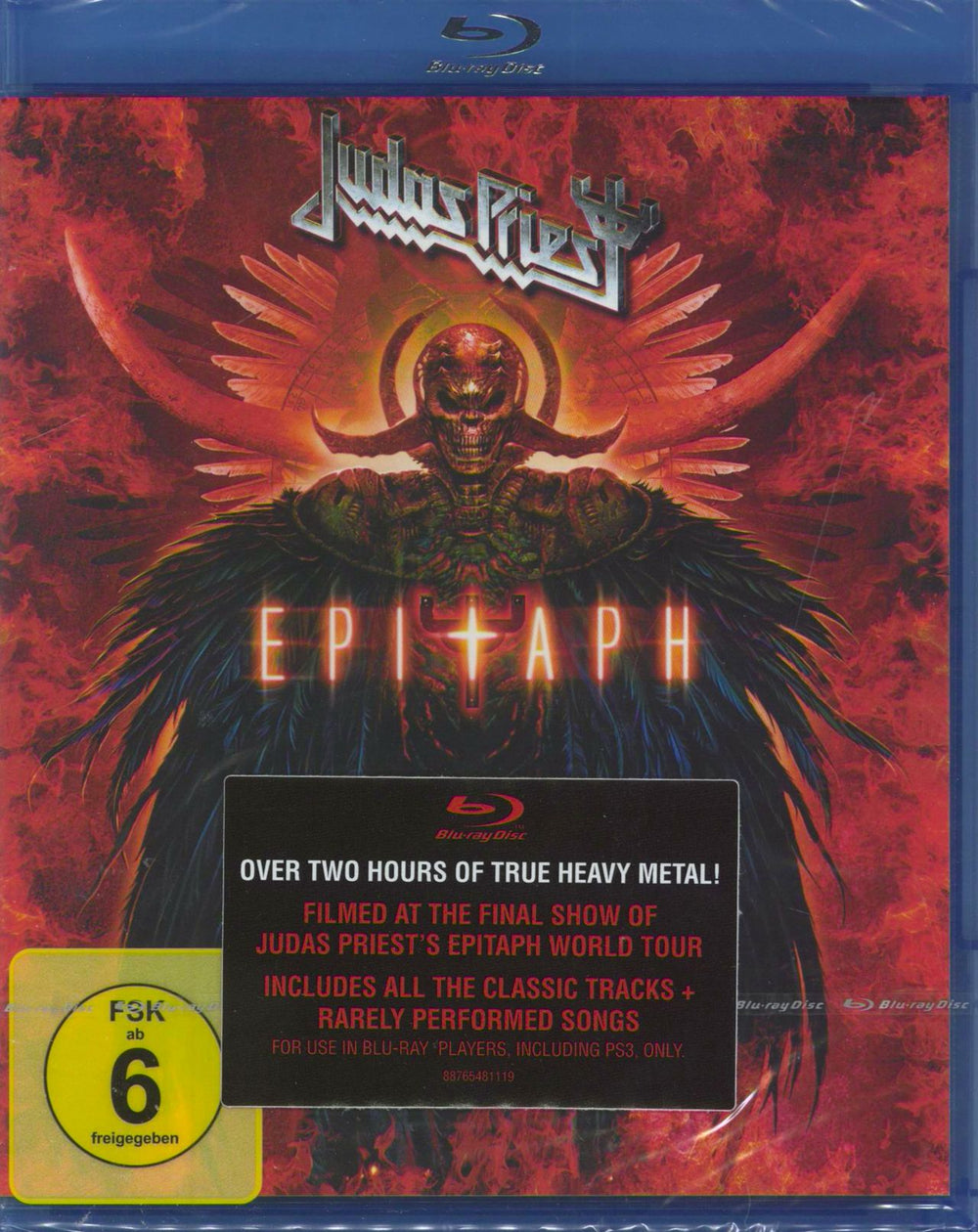 Judas Priest Epitaph - Sealed UK Blu Ray DVD 88765481119