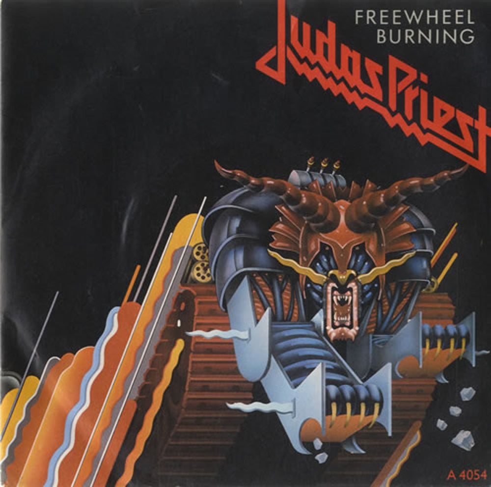 Judas Priest Freewheel Burning UK 7" vinyl single (7 inch record / 45) A4054