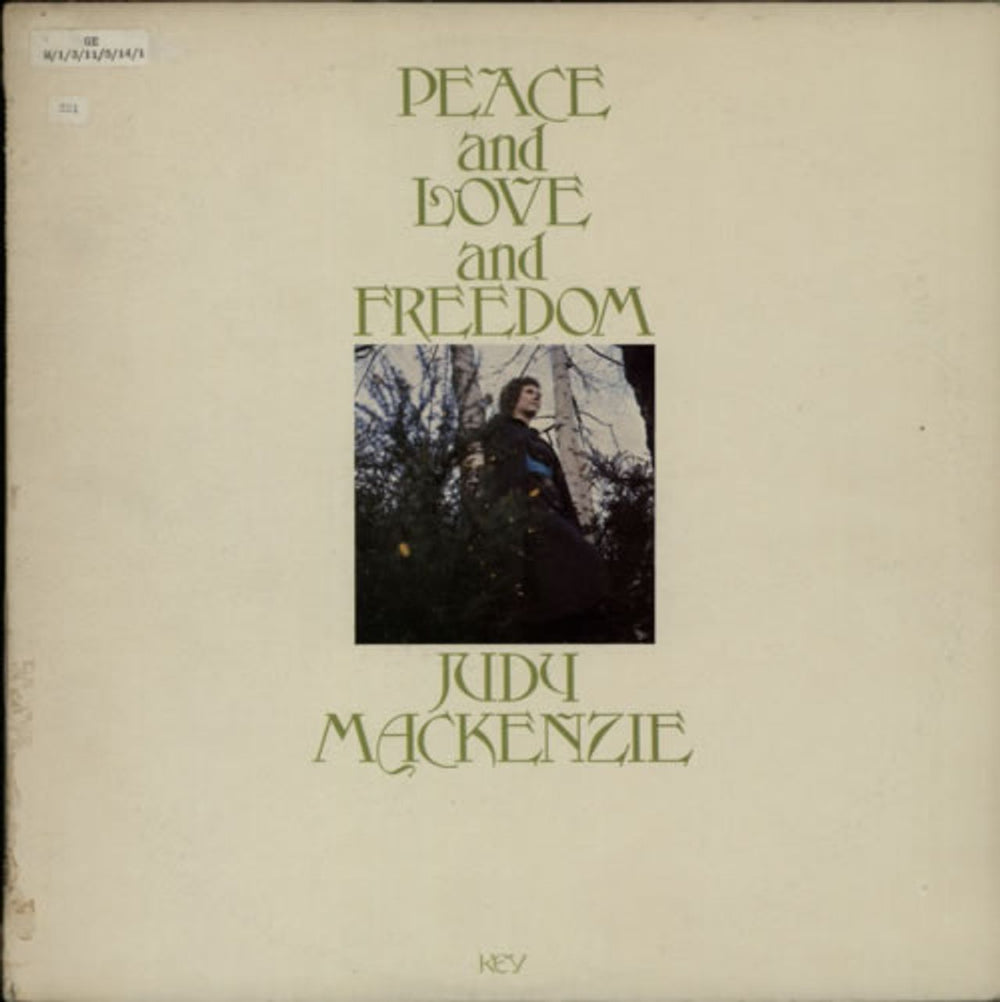 Judy Mackenzie Peace And Love And Freedom UK vinyl LP album (LP record) KL009