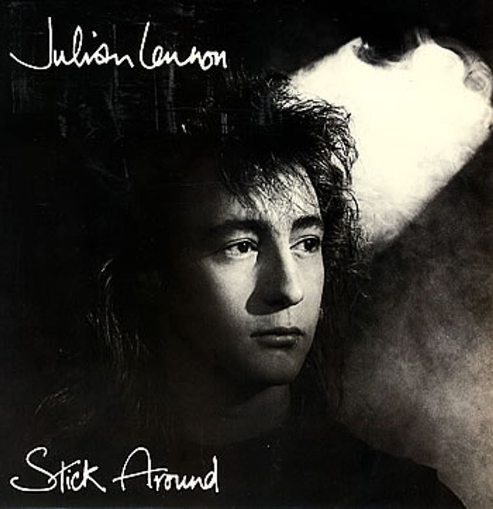 Julian Lennon Stick Around UK 12" vinyl single (12 inch record / Maxi-single) CB420-12