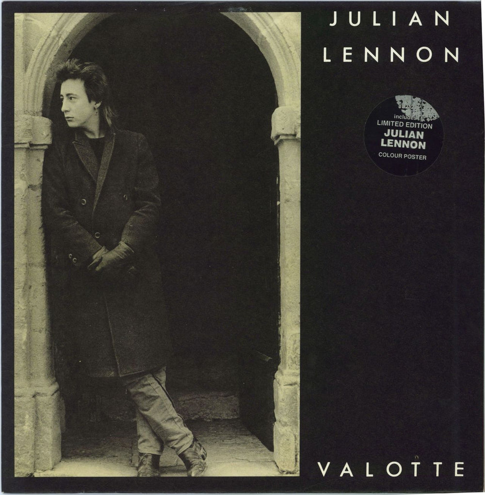 Julian Lennon Valotte + Poster UK 12" vinyl single (12 inch record / Maxi-single) JL212