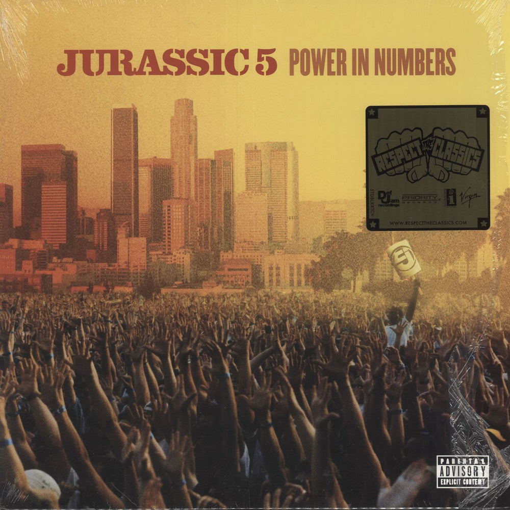 Jurassic 5 Power In Numbers US 2-LP vinyl record set (Double LP Album) B0024242-01