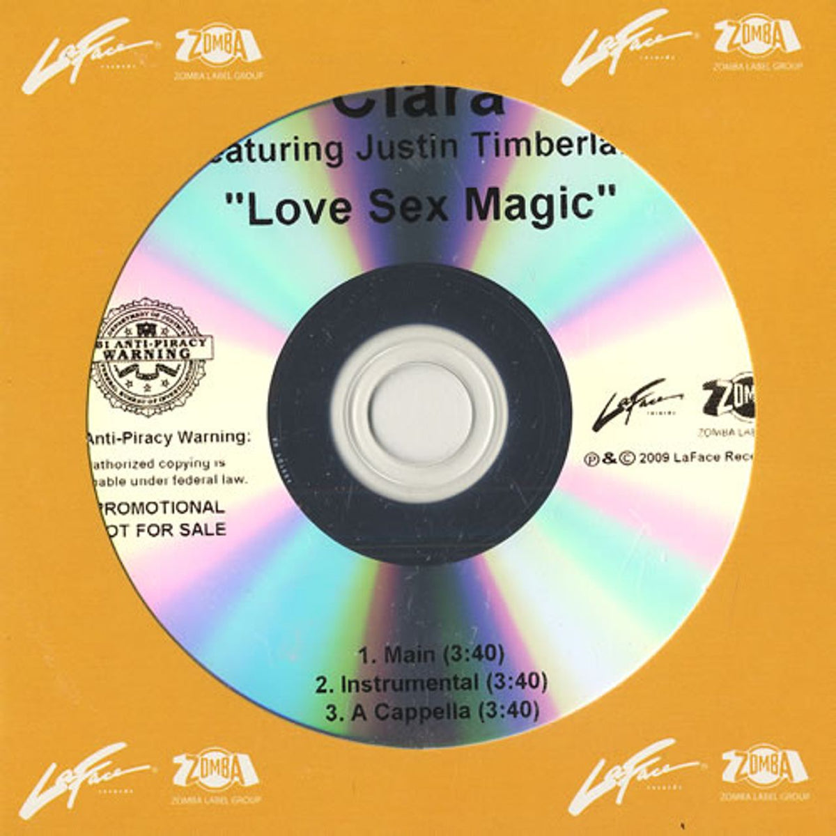 Justin Timberlake Love Sex Magic US Promo CD-R acetate — RareVinyl.com