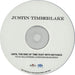 Justin Timberlake Until The End Of Time Japanese Promo CD-R acetate JTLCRUN663234