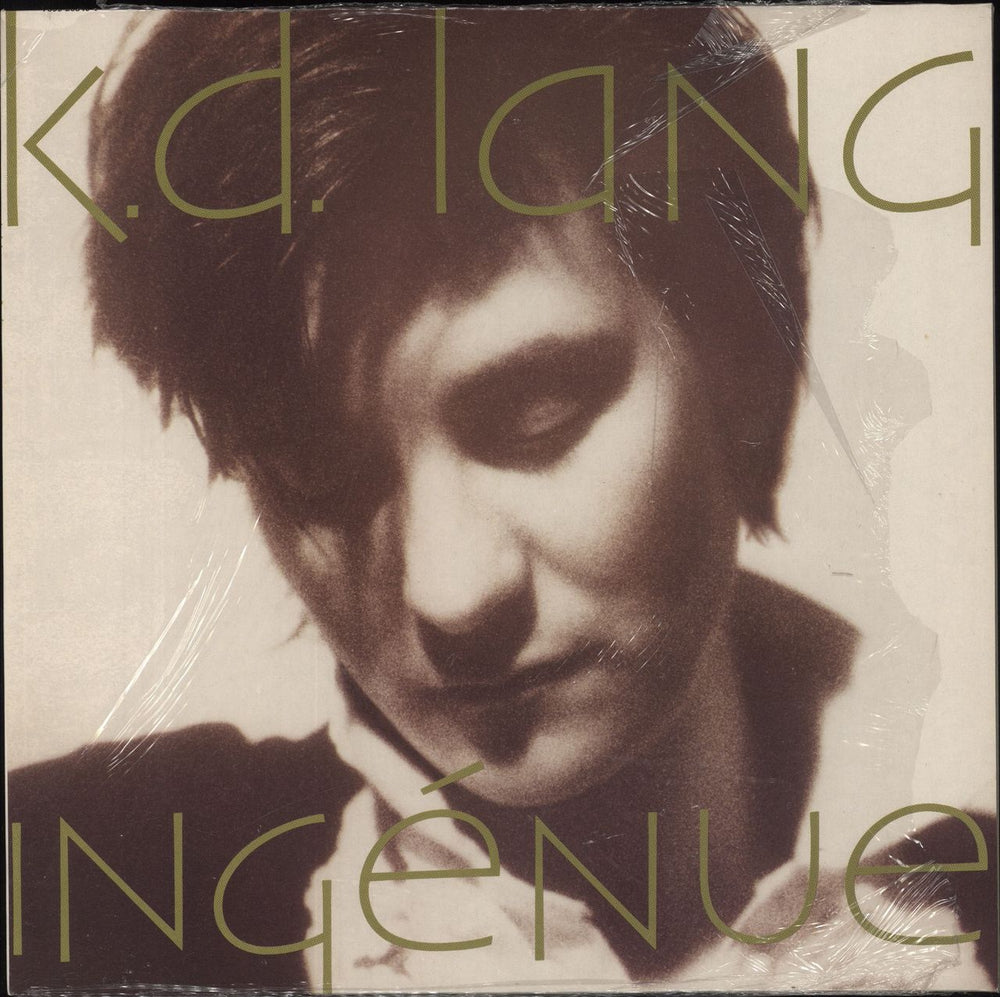 K.D. Lang Ingénue + Inner - Open Shrink UK vinyl LP album (LP record) WX465