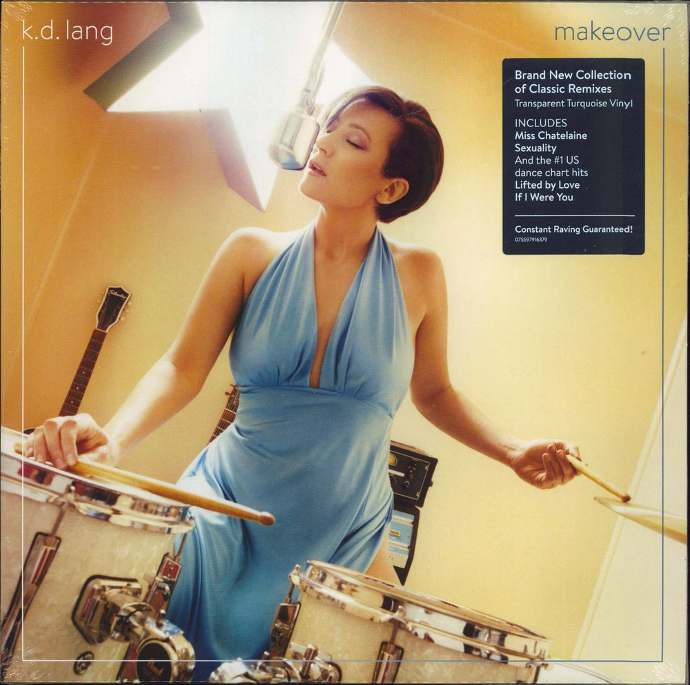 K.D. Lang Makeover - Turquoise Vinyl - Sealed UK 2-LP vinyl record set (Double LP Album) 075597916379
