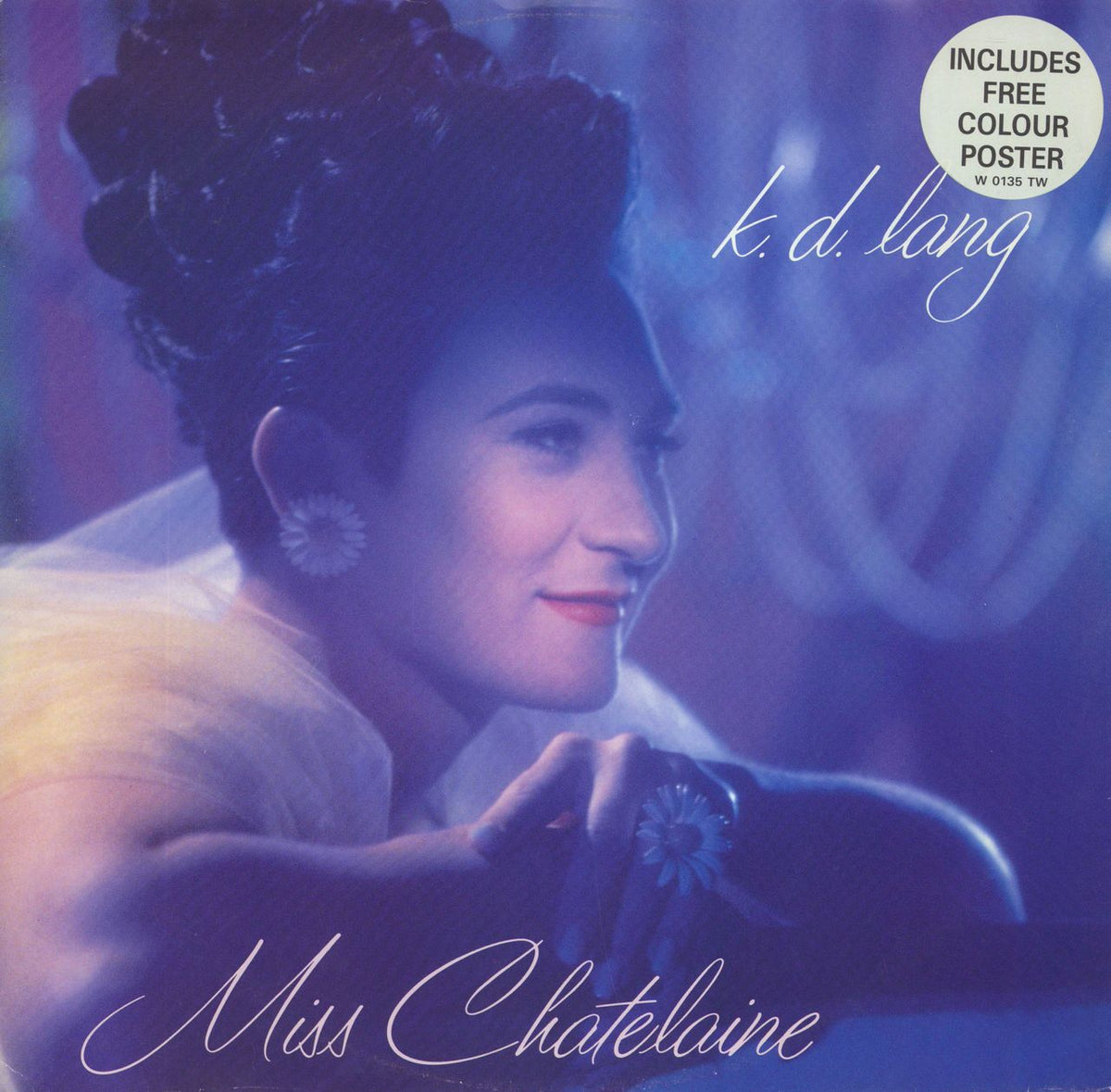 K.D. Lang Miss Chatelaine + Poster UK 12
