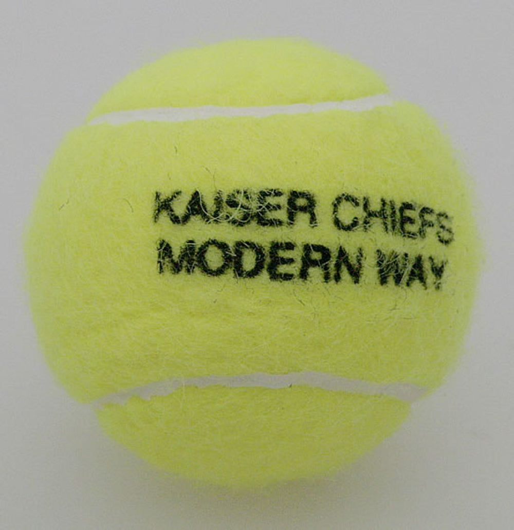 Kaiser Chiefs Modern Way UK Promo memorabilia TENNIS BALL