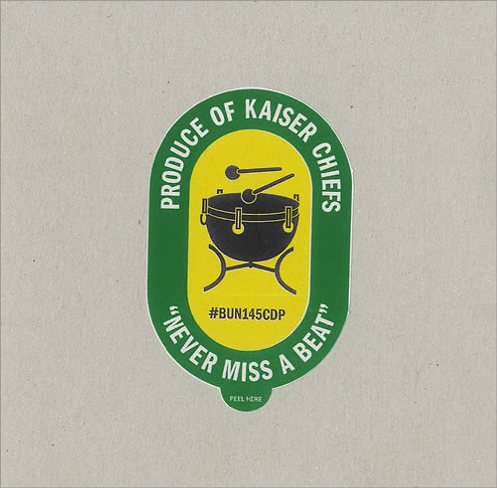 Kaiser Chiefs Never Miss A Beat UK Promo CD single (CD5 / 5") BUN145CDP