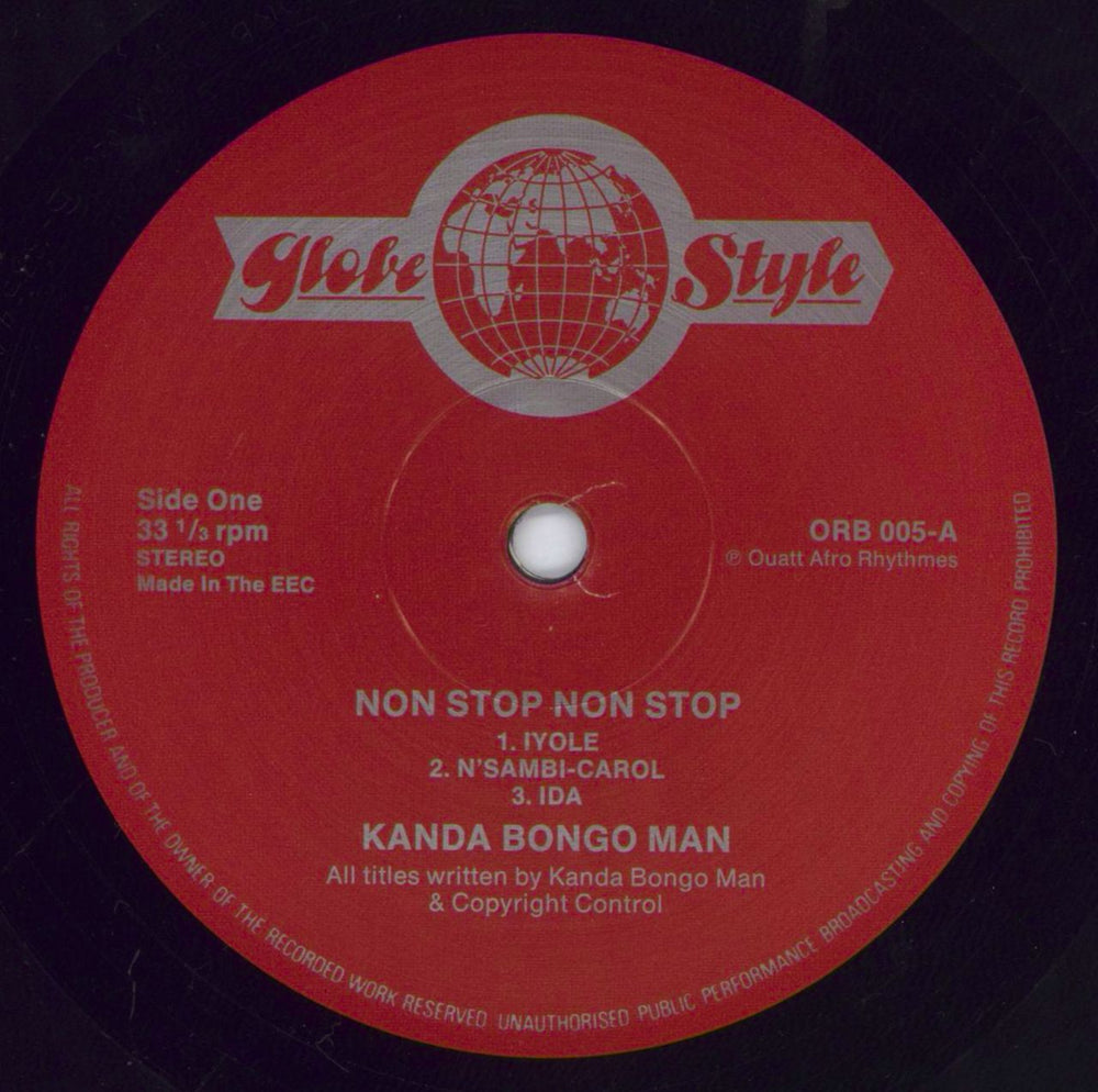 Kanda Bongo Man Non Stop Non Stop UK vinyl LP album (LP record) KGOLPNO817762