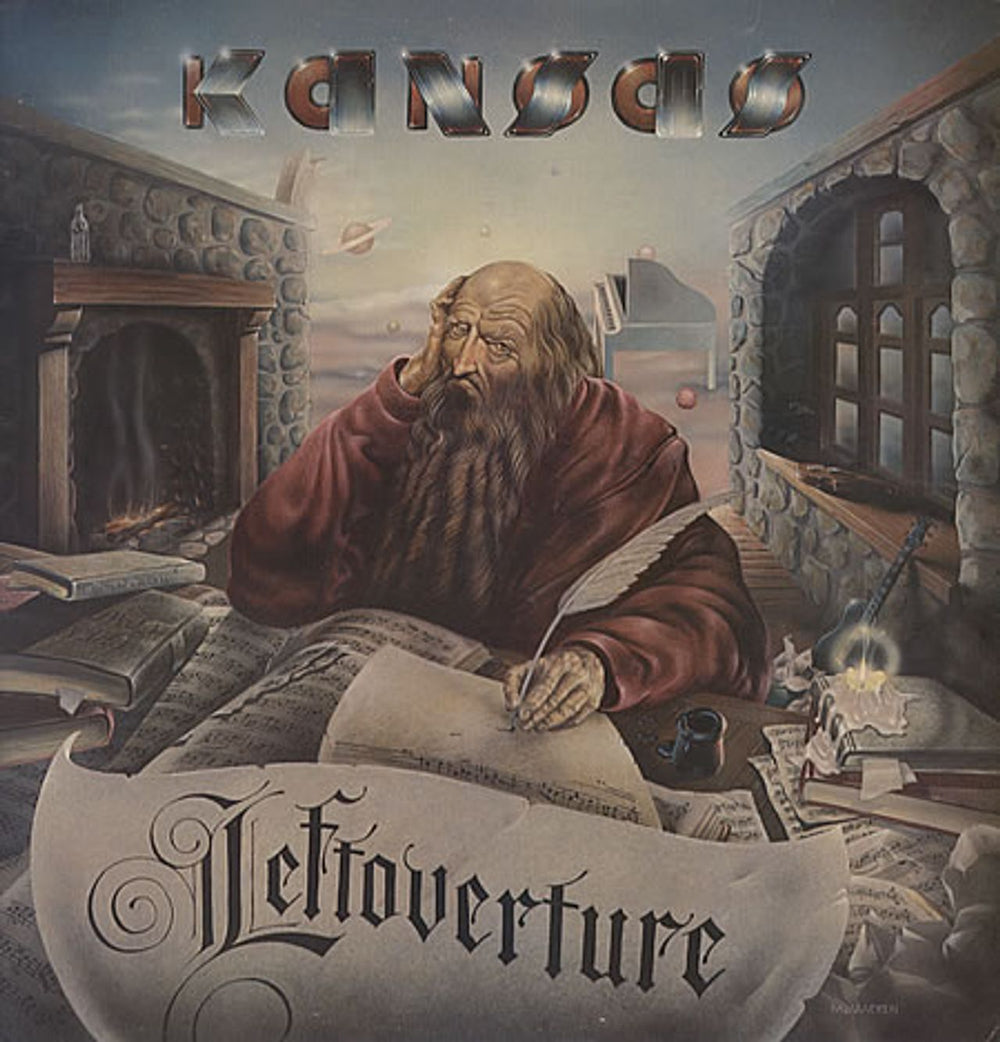 Kansas Leftoverture UK vinyl LP album (LP record) EPC81728