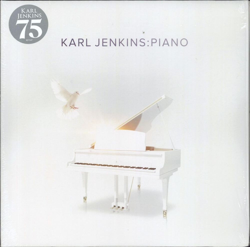 Karl Jenkins Piano - 180gm White Vinyl UK vinyl LP album (LP record) 00028948178711