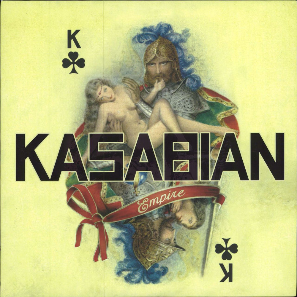 Kasabian Empire + Signed Postcard UK 2-LP vinyl record set (Double LP Album) PARADISE38