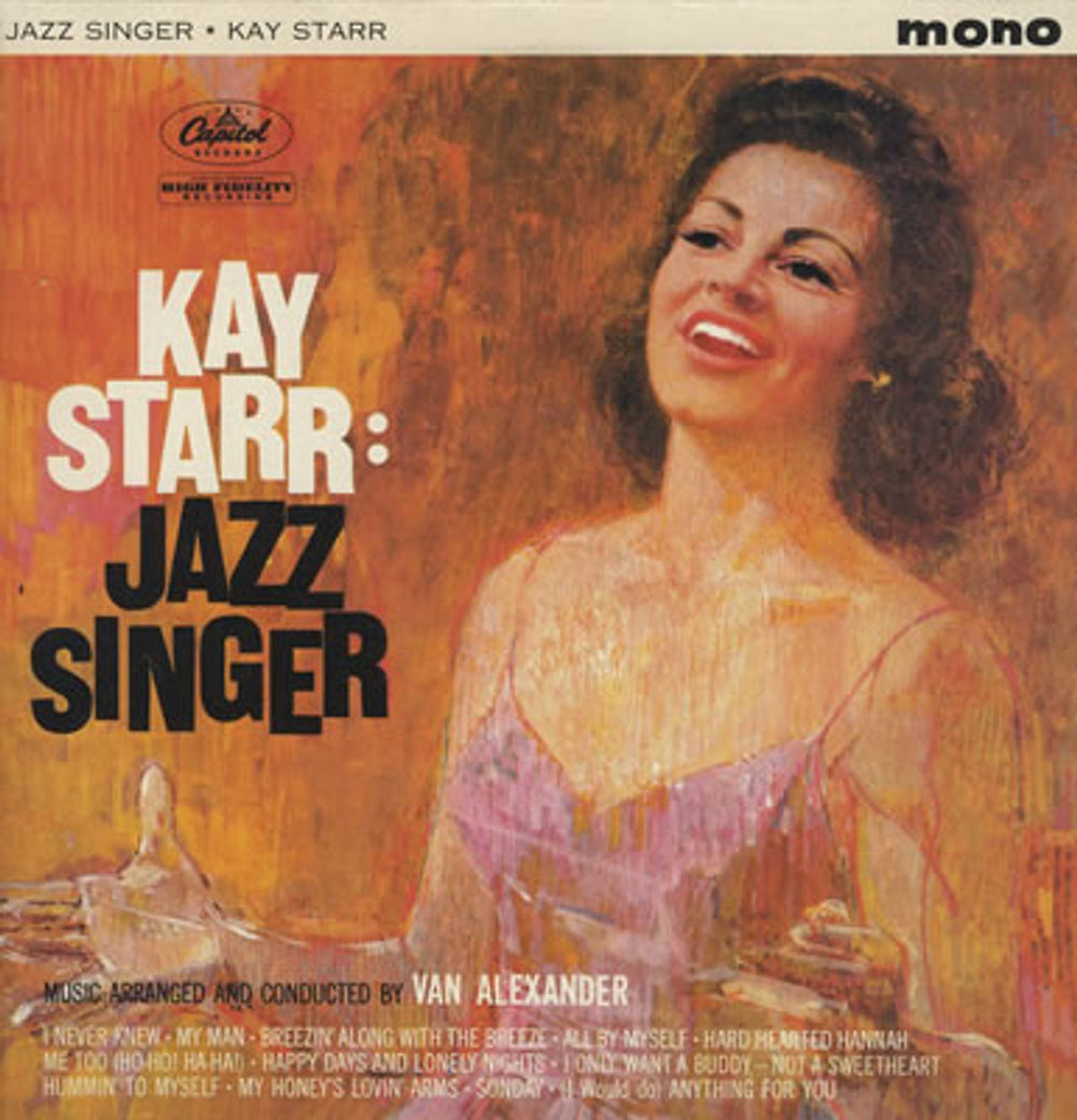 Kay Starr Jazz Singer UK vinyl LP album (LP record) CAPS1867481