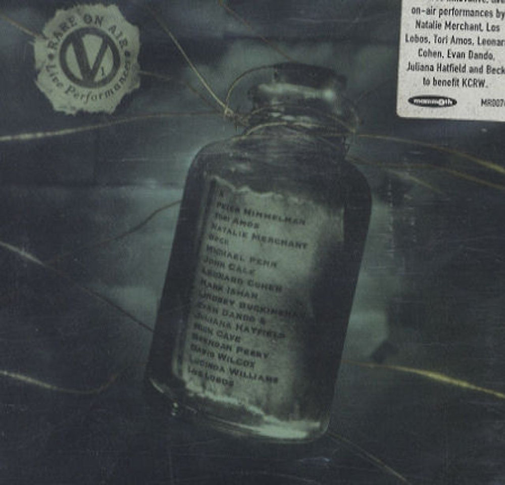 KCRW Rare On Air: Volume 1 US Promo CD album (CDLP) MR0074-2