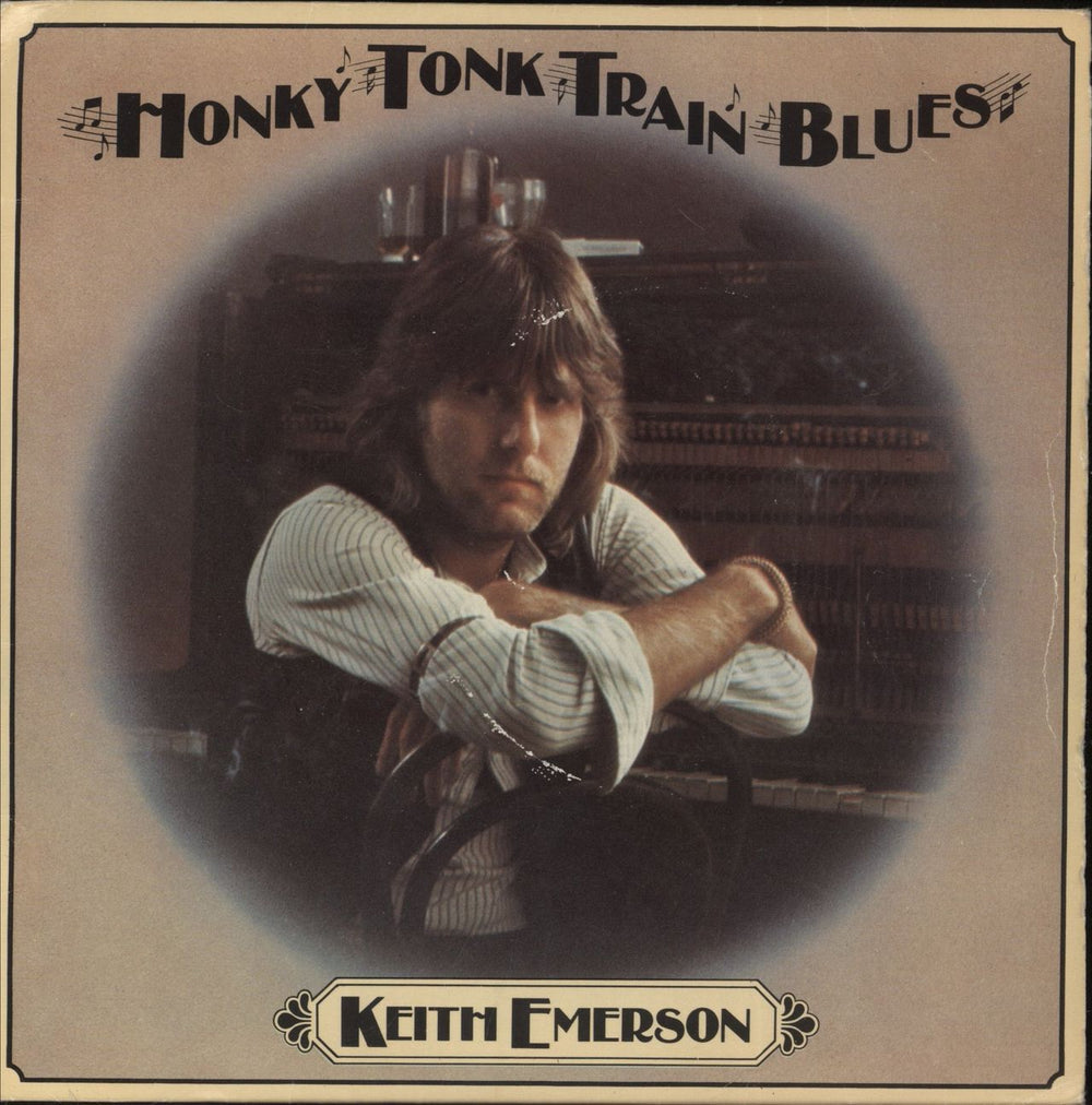 Keith Emerson Honky Tonk Train Blues - p/s UK 7" vinyl single (7 inch record / 45) K13513