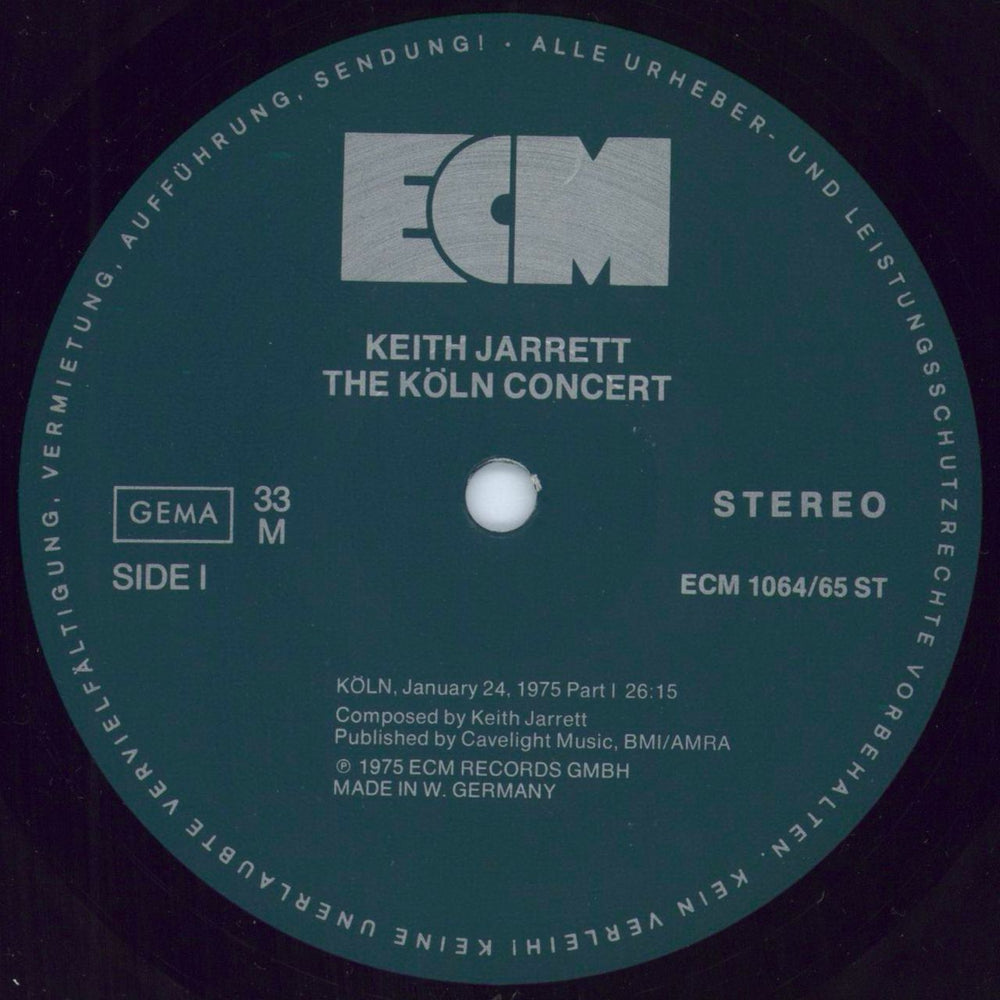 Keith Jarrett The Köln Concert - stickered German 2-LP vinyl record set (Double LP Album) KJR2LTH788933