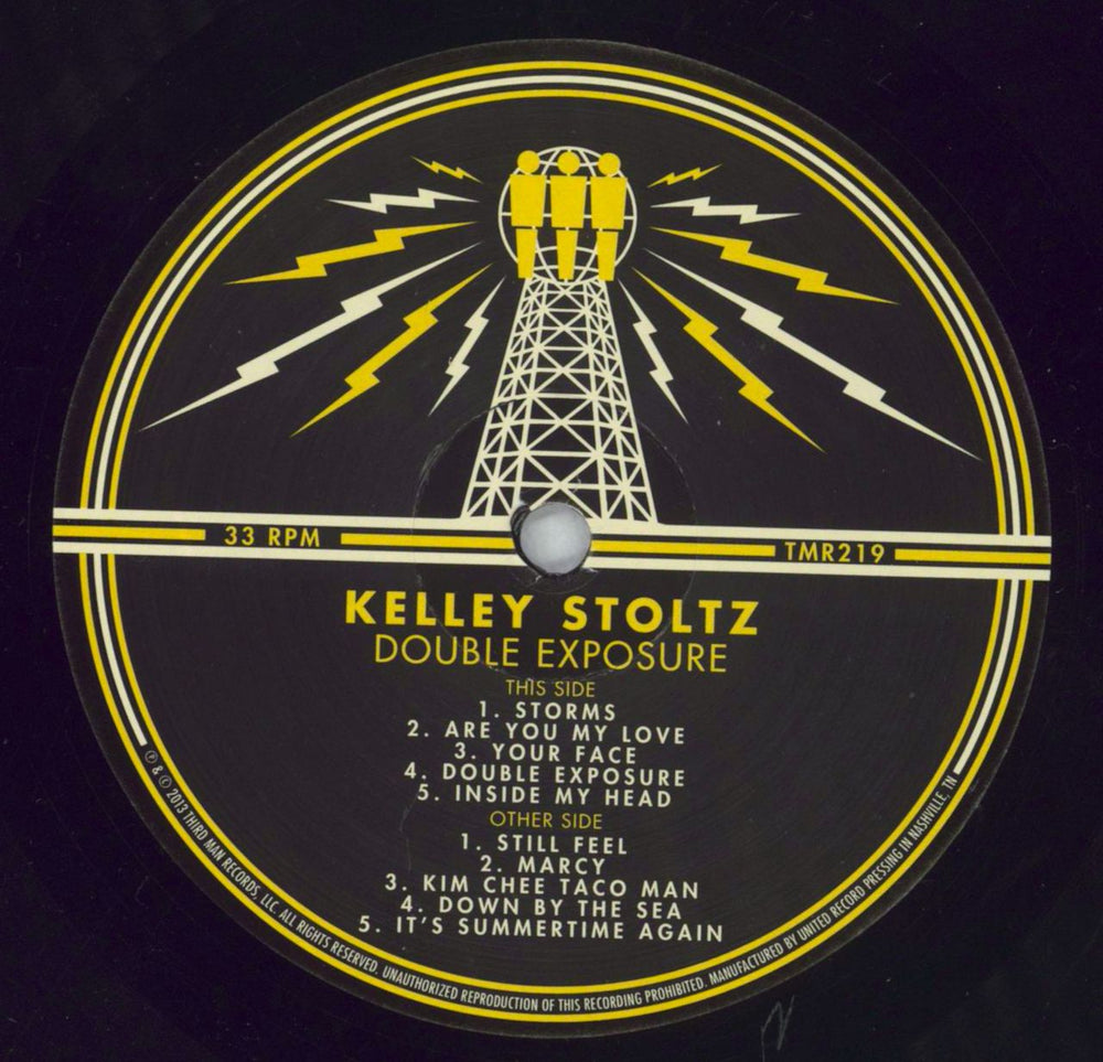 Kelley Stoltz Double Exposure US vinyl LP album (LP record) O7QLPDO828463