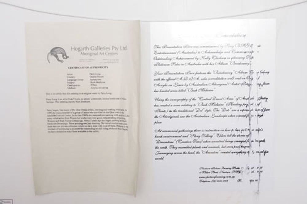 Kelly Clarkson Breakaway Australian artwork KCRARBR547856