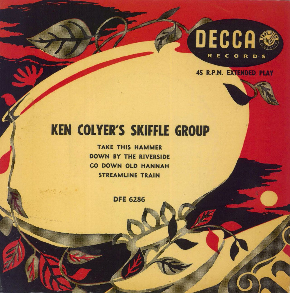 Ken Colyer Ken Colyer's Skiffle Group UK 7" vinyl single (7 inch record / 45) DFE6286