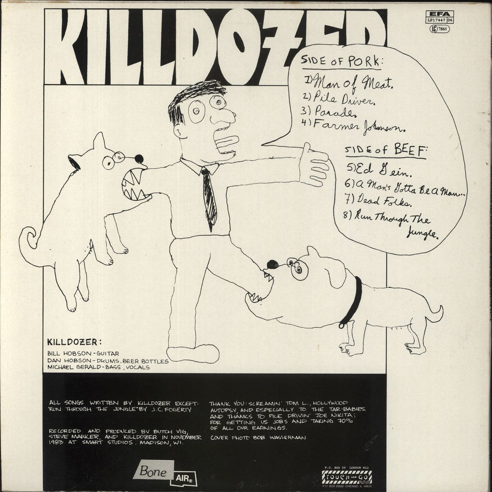 Killdozer Intellectuals Are The Shoeshine Boys Of The Ruling Elite - 2nd UK vinyl LP album (LP record)