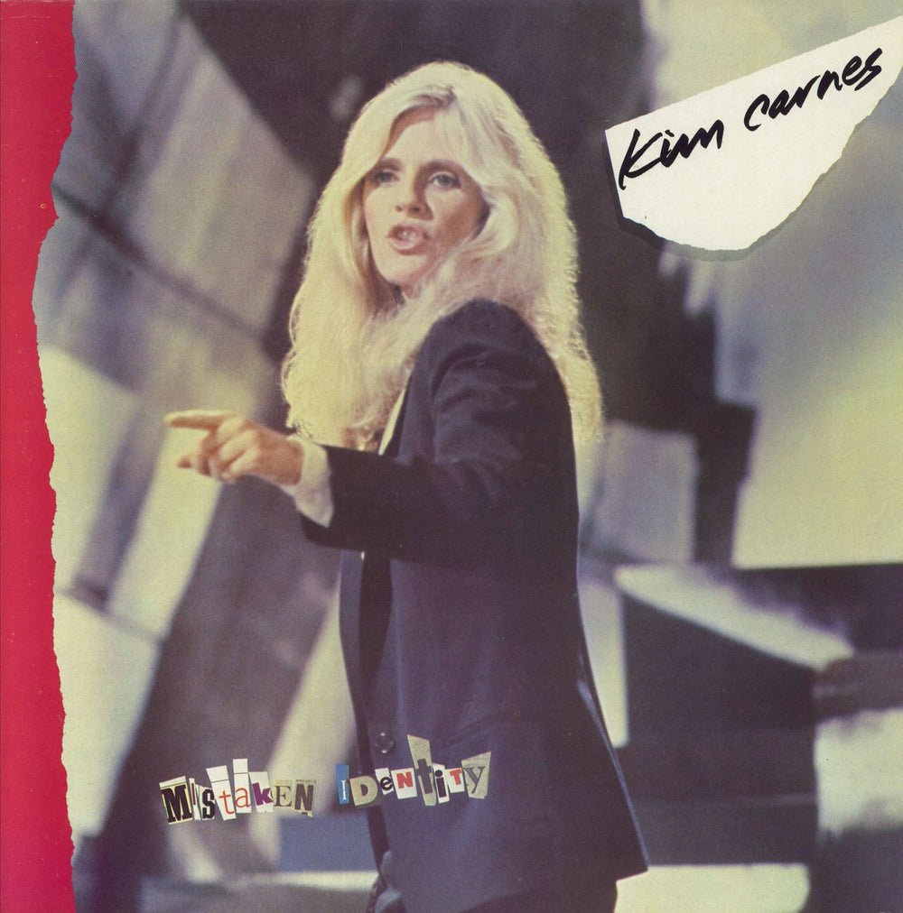 Kim Carnes Mistaken Identity UK vinyl LP album (LP record) AML3018