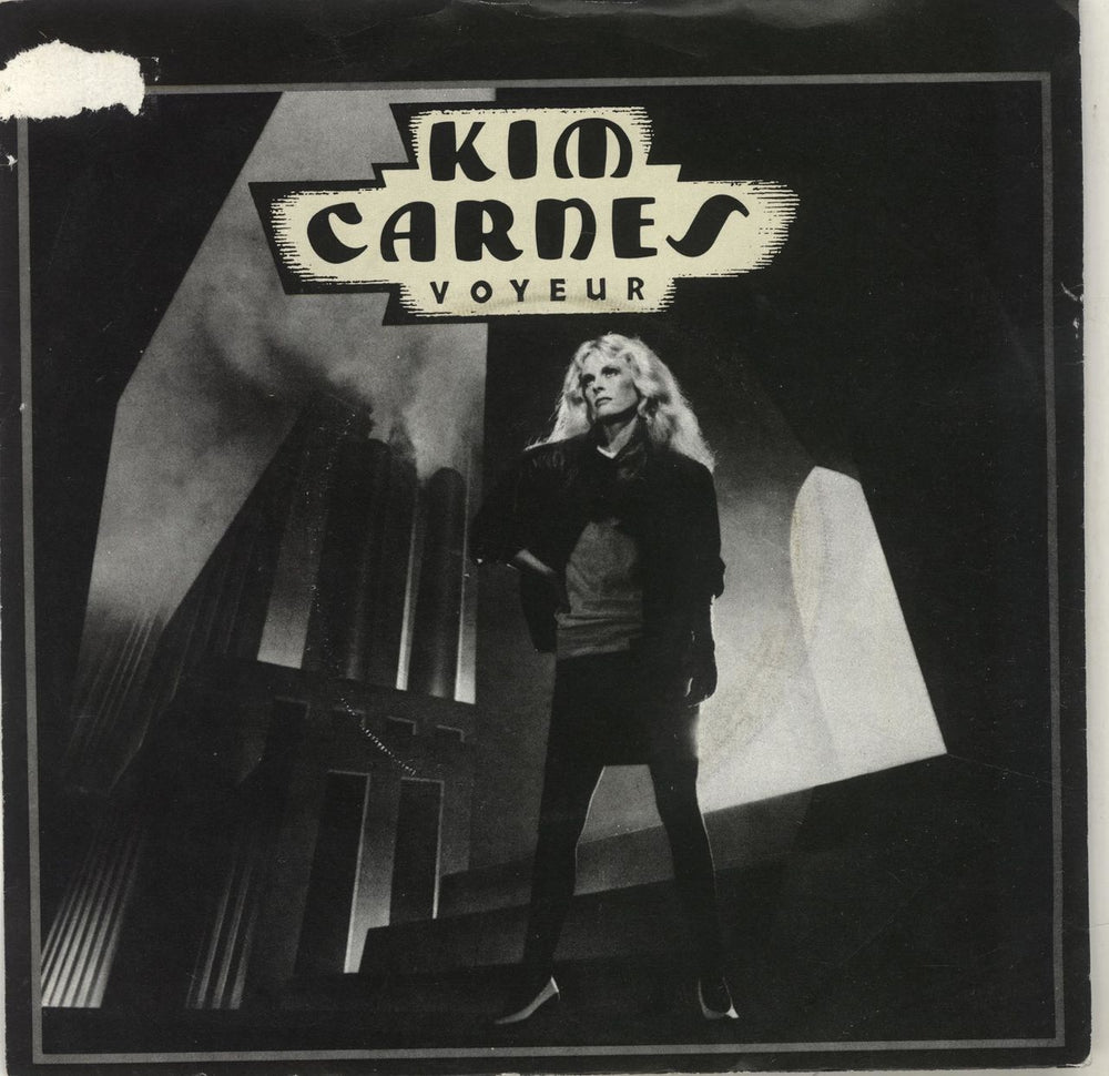 Kim Carnes Voyeur UK 7" vinyl single (7 inch record / 45) EA143