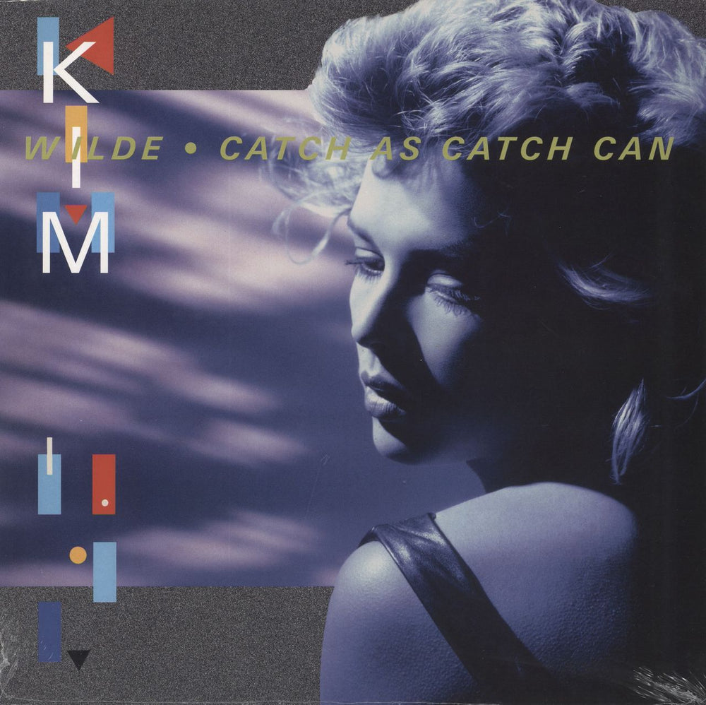 Kim Wilde Catch As Catch Can - Clear/Blue Splatter Vinyl - Sealed UK vinyl LP album (LP record) PCRPOPLP214X