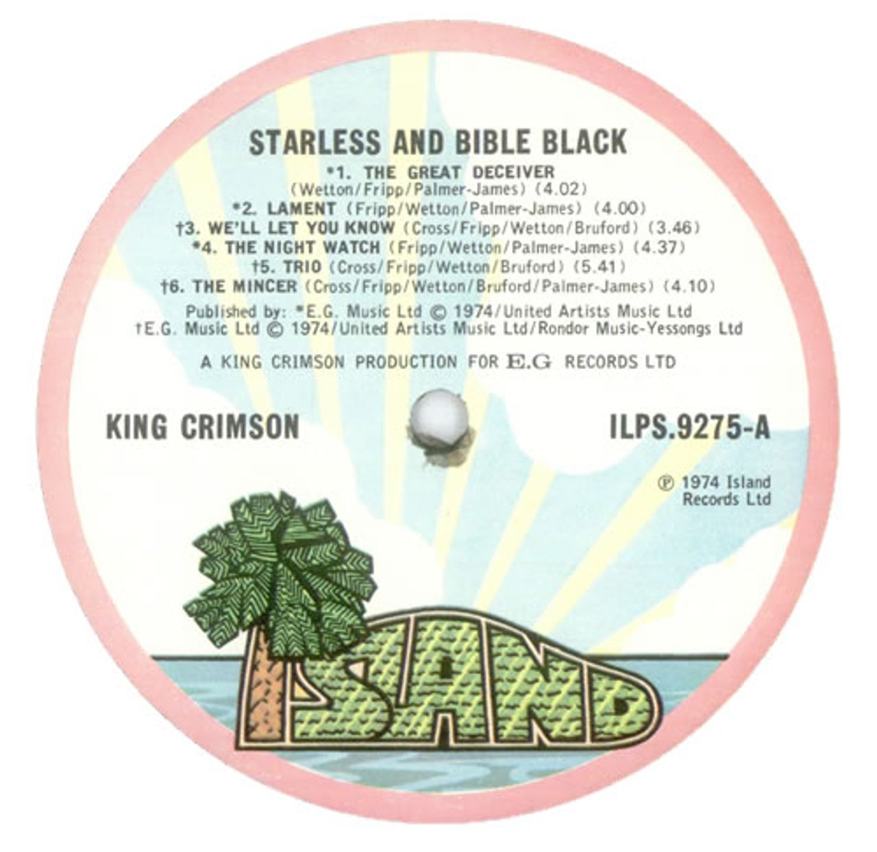 KING CRIMSON☆Starless and Bible Black UK | ochge.org