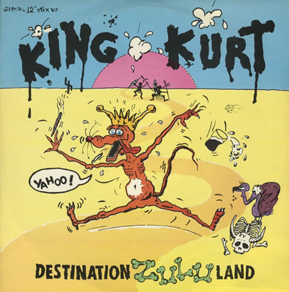 King Kurt Destination Zululand UK 12" vinyl single (12 inch record / Maxi-single) SBUY189