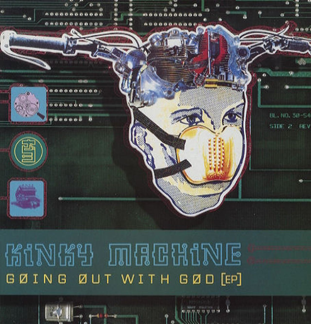 Kinky Machine Going Out With God EP UK 12" vinyl single (12 inch record / Maxi-single) LEMON3