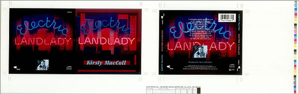 Kirsty MacColl Electric Landlady US artwork ARTWORK