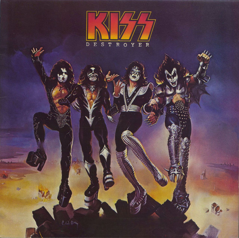 Kiss Destroyer - 1st UK vinyl LP album (LP record) CBC4008