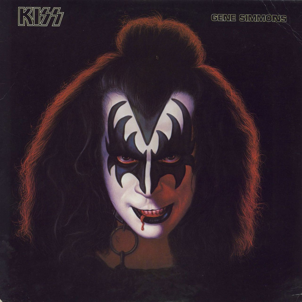 Kiss Gene Simmons + Mural Poster & Insert US vinyl LP album (LP record) NBLP7120