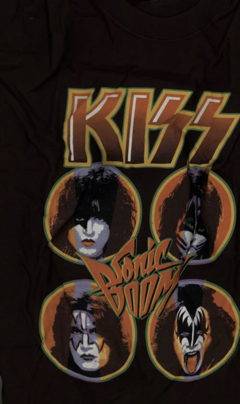 Kiss Sonic Boom T-Shirt - Black [M] UK Promo t-shirt T-SHIRT