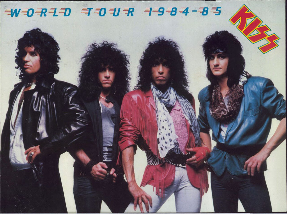 Kiss World Tour 1984-85 + ticket stub UK tour programme TOUR PROGRAMME