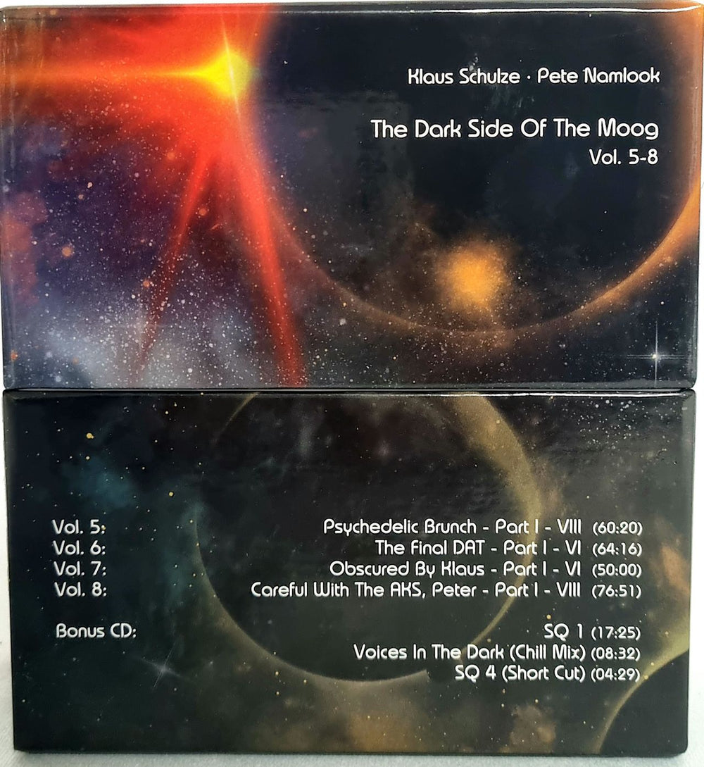 Klaus Schulze The Dark Side Of The Moog Vol. 5-9 UK CD Album Box Set 885513013927