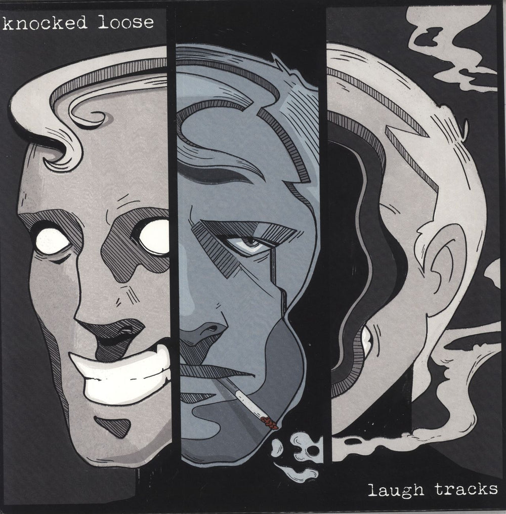 Knocked Loose Laugh Tracks - Yellow & Oxblood Galaxy Vinyl US vinyl LP album (LP record) PNE192