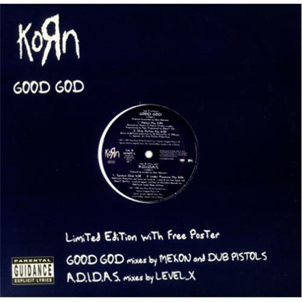 Korn Good God + Poster UK 12" vinyl single (12 inch record / Maxi-single) 6646586