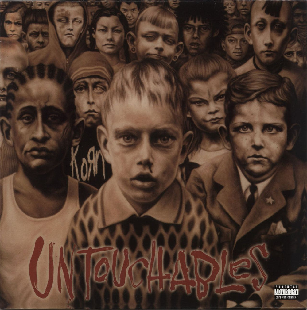 Korn Untouchables UK 2-LP vinyl record set (Double LP Album) 19075844021