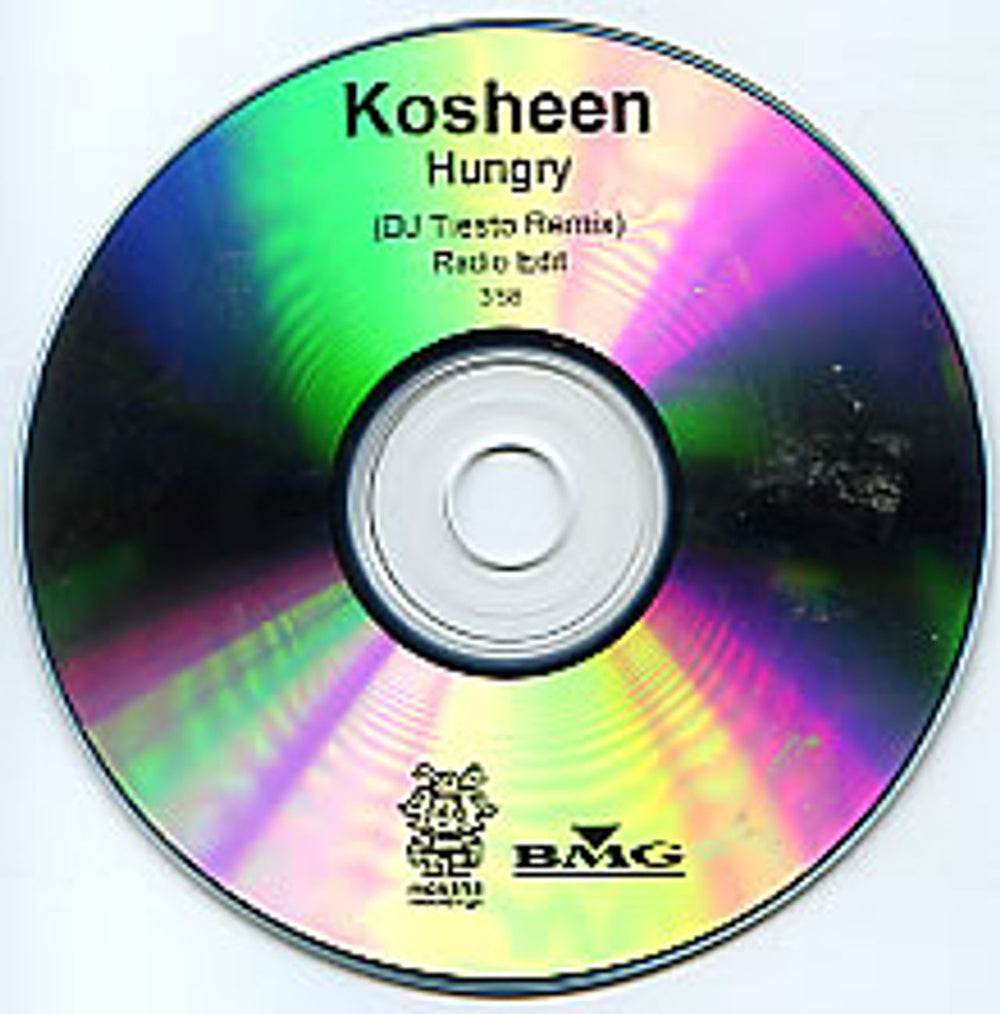 Kosheen Hungry UK Promo CD-R acetate CDR ACETATE