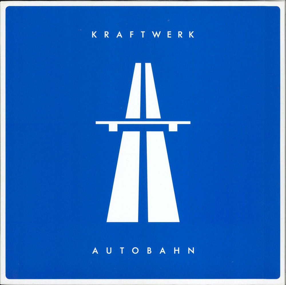 Kraftwerk Autobahn - 180 Gram Blue Vinyl + German Hype Sticker UK vinyl LP album (LP record) 5099996601419