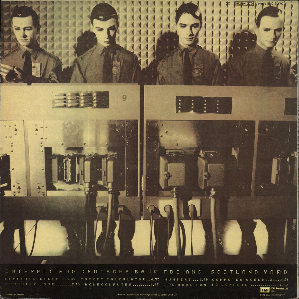 Kraftwerk Computer World - VG UK vinyl LP album (LP record)